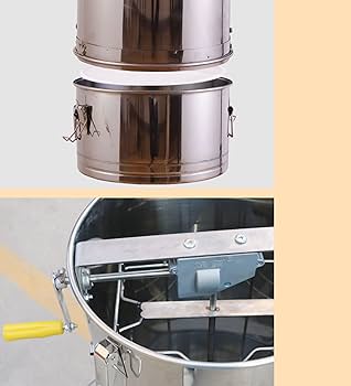 Amazon | 蜂蜜分離器 ステンレス遠心分離機蜂蜜抽出機手動 蜂蜜